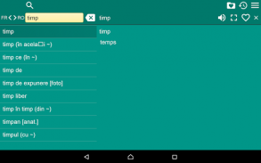 French Romanian Dictionary screenshot 3