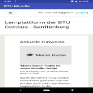 BTU Cottbus moodle app screenshot 0