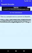 BASE64 Encoder - Encoding Text to Base 64 format string screenshot 0