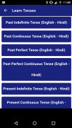 Learn Tenses Hindi & English screenshot 0