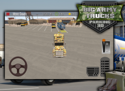 บิ๊กกองทัพรถบรรทุกที่จอดรถ 3D screenshot 10
