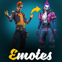 All Emotes and Dances - imotes, FF Skin Tool Icon