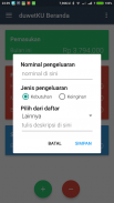 duwetKU : keuangan, manajemen, buku kas, pembukuan screenshot 2