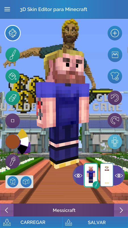 QB9's 3D Skin Editor for Minecraft for Android - Download