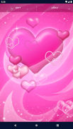 Pink Hearts Live Wallpaper screenshot 1