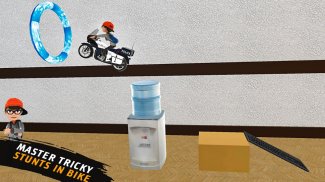 Office Motorcycle Racing Stunt screenshot 0