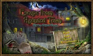 # 86 Hidden Objects Games Escape from Haunted Town screenshot 2