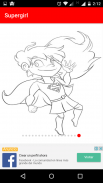 How to draw Comic Supergirls screenshot 7