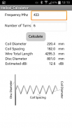 Helical Antenna Calculator screenshot 1