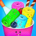 Ice Cream Rolls Maker Cook Icon