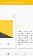 Swipeable Card Demo screenshot 3