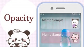 Sticky Notes Mochimochi Panda screenshot 2