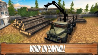 Sawmill Driver: Logging Truck & Forest Harvester screenshot 9