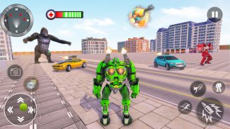 Mars Battle: Bus Robot Game 3D screenshot 4