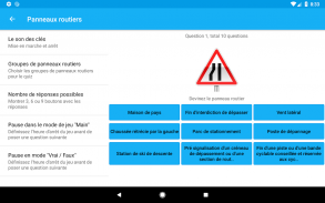 Panneaux routiers: quiz, test screenshot 11