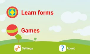 Learn forms, figures, shapes for kids screenshot 1