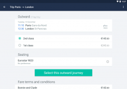 Trainline EU: Bilhetes de comboio screenshot 11