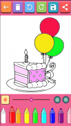 Birthday Cake Coloring Book screenshot 1