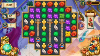 Jewels of Egypt: لعبة مطابقة screenshot 7