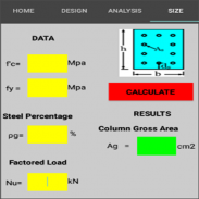 RECTANGULAR COLUMNS (ACI318-19)-U.S.& S.I. Units screenshot 5