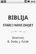 Biblija (SDF), Croatian screenshot 0