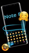 تم صفحه کليد Galaxy Note8 screenshot 2