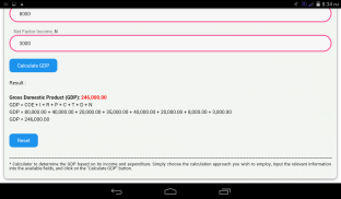 GDP Calculator screenshot 3