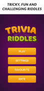 TRIVIA Riddles: Word Quiz Game screenshot 2