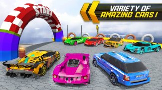 Mega Ramp Car Stunt: Impossible Car Race 3d screenshot 1