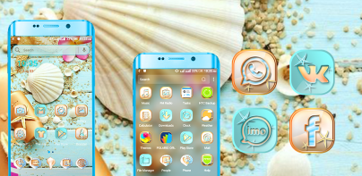 Sea Shell Launcher Theme