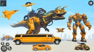 Flying Dino Robot Car Games screenshot 7