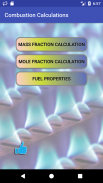 COMBUSTION CALCULATIONS screenshot 1