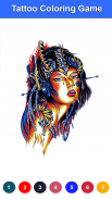 Tattoo Pixel Art Color By Number Adult Paint Book screenshot 1