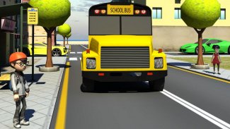 Autobús escolar de conducción screenshot 1