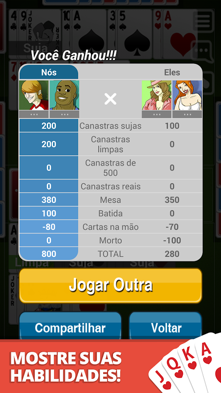 Buraco Jogatina: Jogo de Cartas e Canastra Grátis - Download do APK para  Android