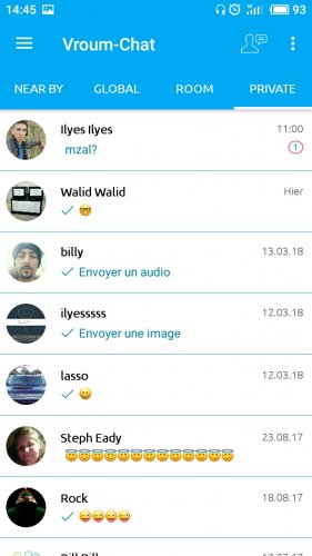 VROUM-CHAT for Android - Find, Chat,Meet - Realtime Chat Application screenshot 7