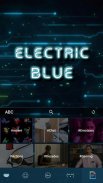 Electric Blue Keyboard Theme screenshot 2