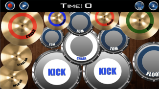 Drum kit Schlagzeug kostenlos screenshot 0