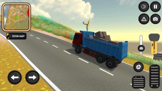 Truck Dangerous Road Simulator screenshot 1