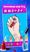 Nail Drawing Book For Kids - Beauty Coloring Book screenshot 2