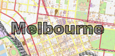 Melbourne Offline City Map