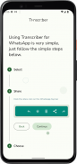 Transcriber for WhatsApp screenshot 1