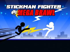 Stickman Fighter : Mega Brawl (stick fight game) screenshot 0