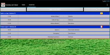 Partidos de Fútbol screenshot 8