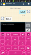 गुलाबी कीबोर्ड screenshot 6