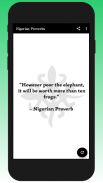 Nigerian Proverbs and Wise Sayings screenshot 1