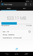 DashClock Data Usage Extension screenshot 1