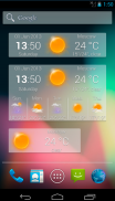 Weather Widget MIUI style screenshot 1