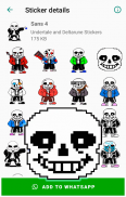 Sans Undertale and Deltarune Stickers for WhatsApp screenshot 1