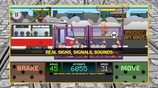 Tram Driver Simulator 2D - Straßenbahn-Simulator screenshot 3